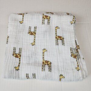 Aden +Anais baby blanket swaddle muslin cotton giraffe pattern Swaddle Nursing